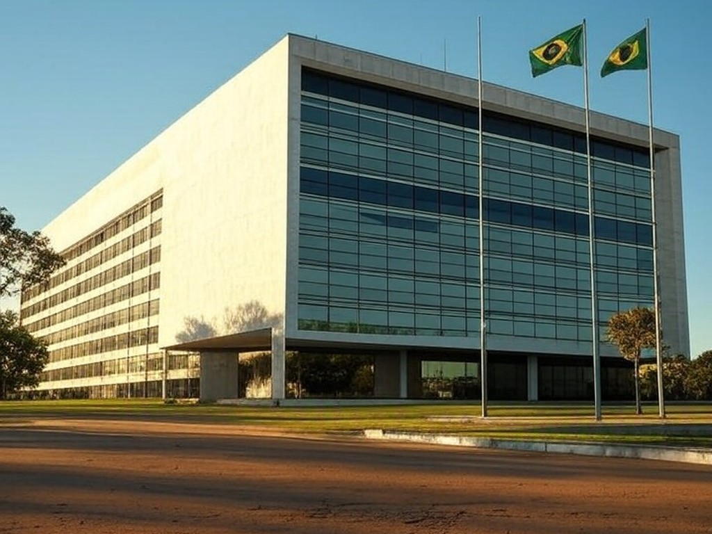 Palácio do Buriti em Brasília com bandeiras do Brasil, simbolizando aumento de elogios a servidores do GDF.