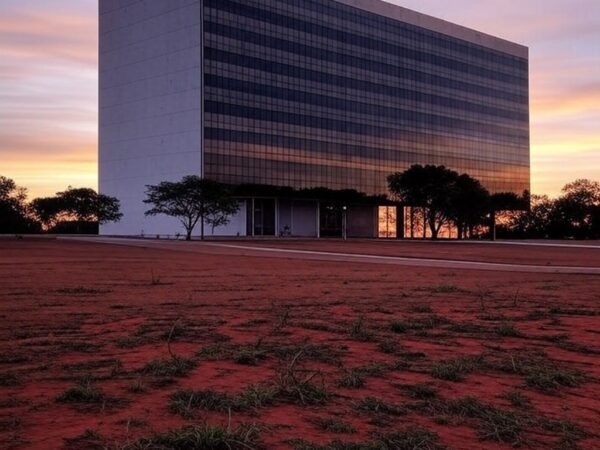 Edifício do Tribunal de Justiça do Distrito Federal em Brasília, simbolizando luto pela morte de desembargador.