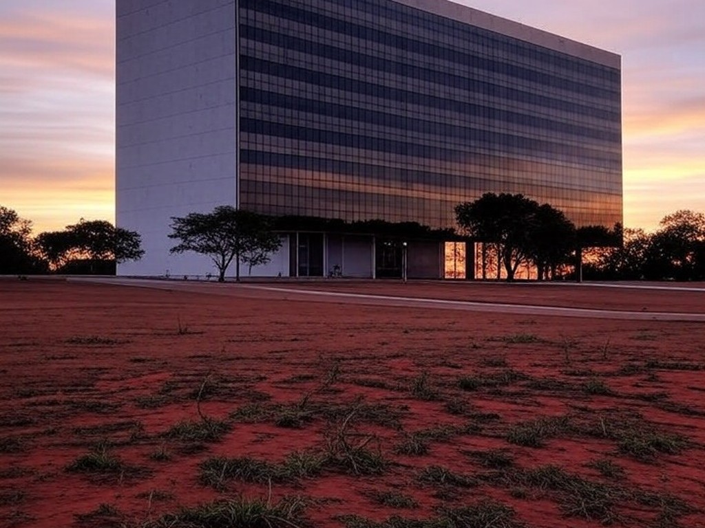 Edifício do Tribunal de Justiça do Distrito Federal em Brasília, simbolizando luto pela morte de desembargador.