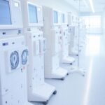 Sala de hemodiálise em hospital de Brasília com equipamentos novos que dobram capacidade no DF.