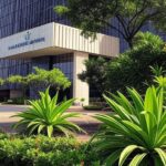 Edifício do Banco Central do Brasil em Brasília, representando defesa da independência dos bancos centrais.