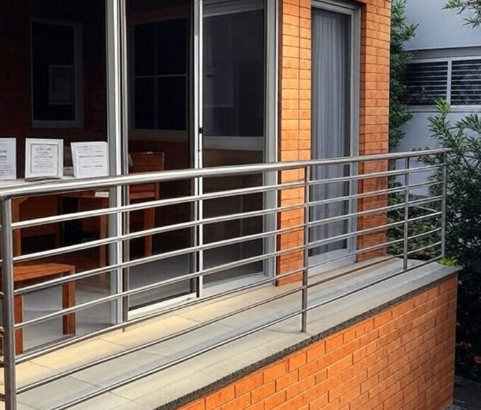 Sala de capacitação para mulheres em centro comunitário de Brasília, com materiais educativos e vista da cidade.