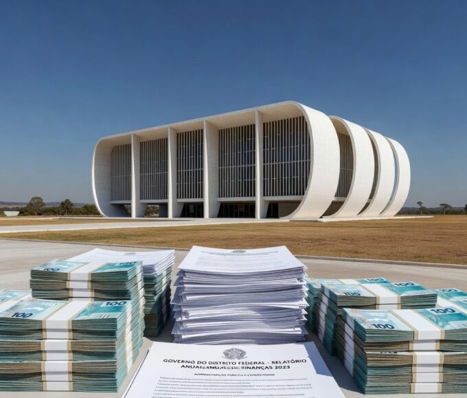 Foto do Palácio do Buriti em Brasília, representando o GDF e projeto de empréstimo de R$ 6,6 bilhões ao BRB.