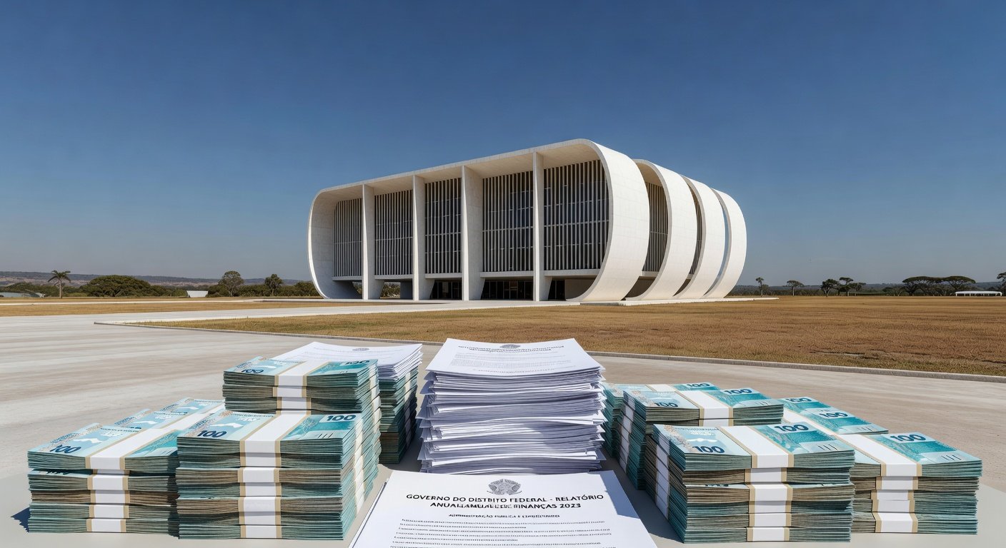 Foto do Palácio do Buriti em Brasília, representando o GDF e projeto de empréstimo de R$ 6,6 bilhões ao BRB.