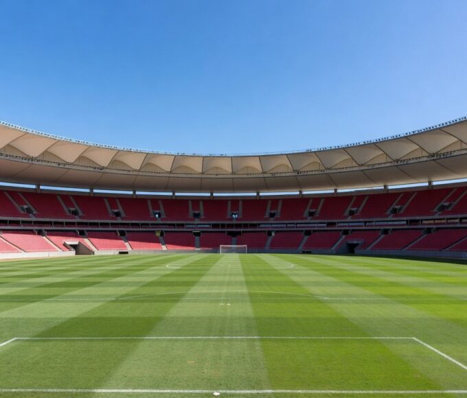 Estádio de futebol em Brasília durante rodada final do Candangão, definindo semifinalistas e rebaixados.