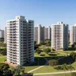 Conjunto habitacional Reserva do Parque em Brasília, com 7 mil apartamentos subsidiados e investimento de R$ 1 bilhão pelo GDF.