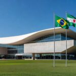Edifício do TJDFT em Brasília representando a 32ª Semana da Justiça pela Paz em Casa contra violência à mulher.