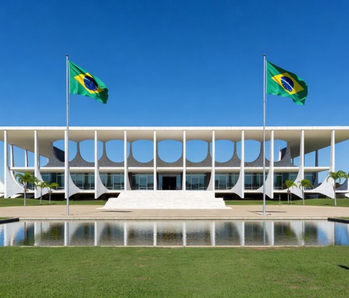 Edifício do STF em Brasília com documentos simbolizando rejeição de pedido para CPI do Banco Master por erro processual.