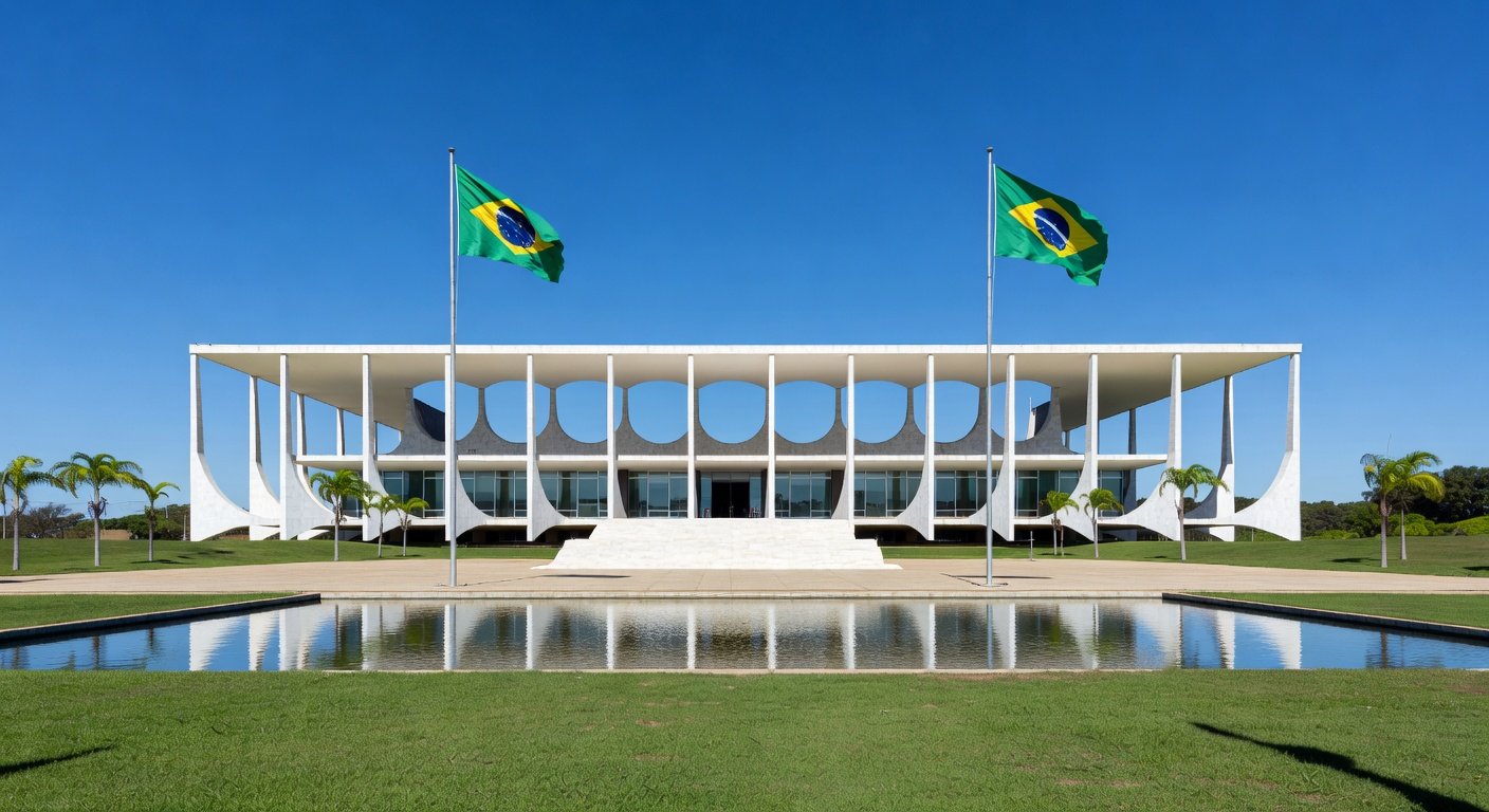 Edifício do STF em Brasília com documentos simbolizando rejeição de pedido para CPI do Banco Master por erro processual.