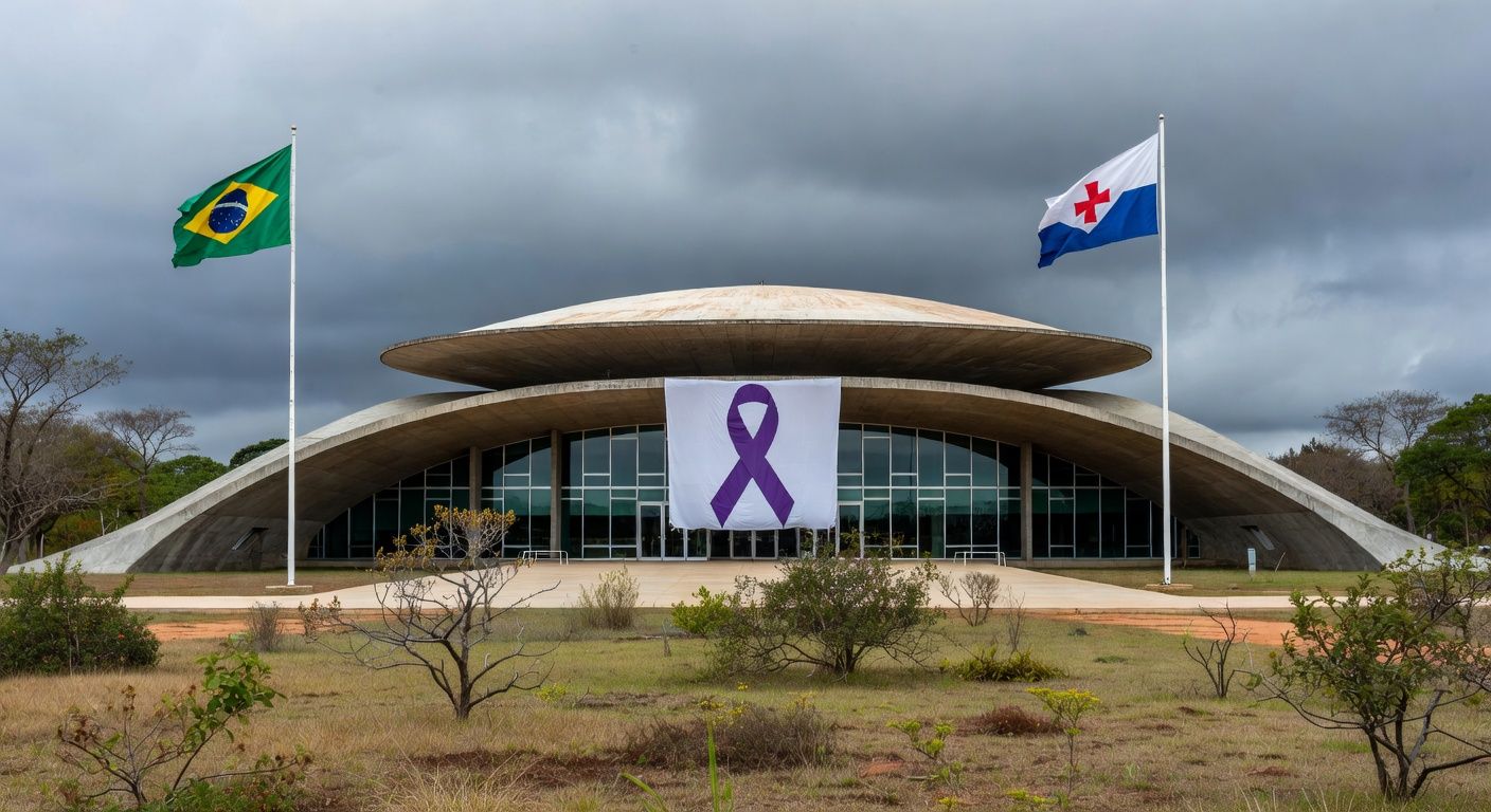 Hospital público brasileiro em estado de negligência, representando falhas no sistema de saúde para doenças raras.