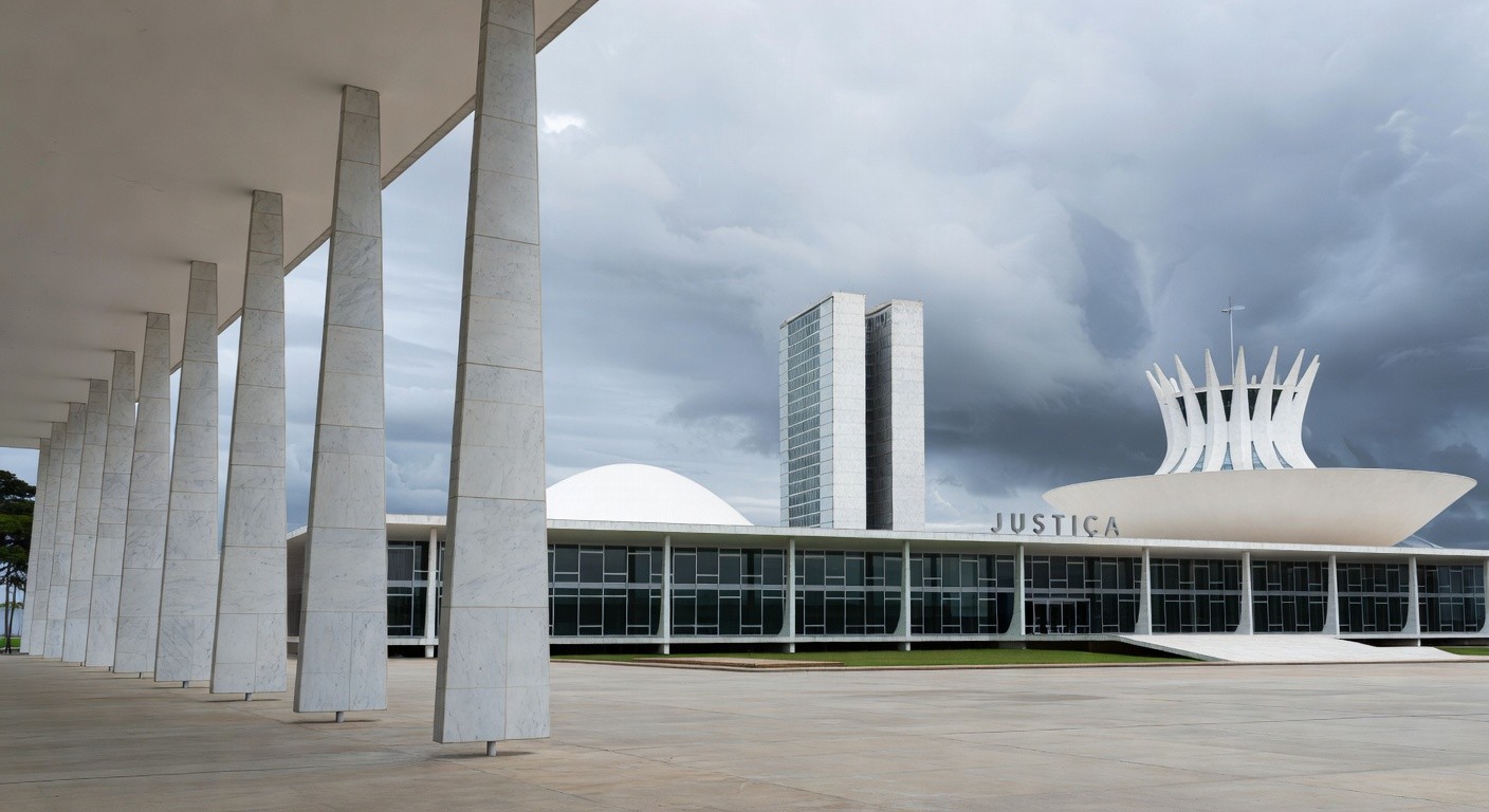 Edifício de tribunal em Brasília representando defesa legal e possível virada em caso judicial.