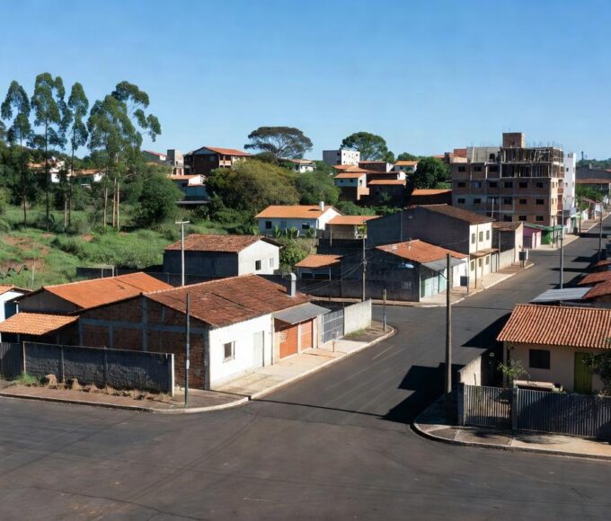Regiões administrativas de 26 de Setembro e Ponte Alta em área urbana brasileira