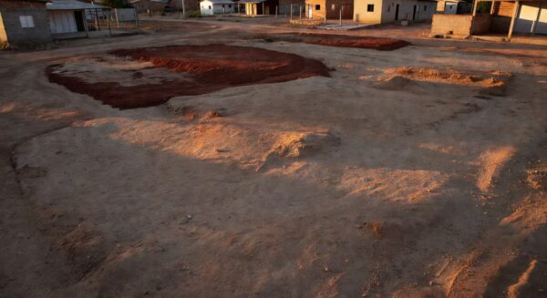 Bairro popular em Vicente Pires com casas modestas de famílias de baixa renda