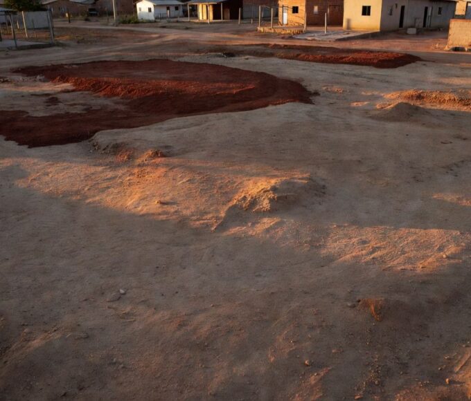 Bairro popular em Vicente Pires com casas modestas de famílias de baixa renda