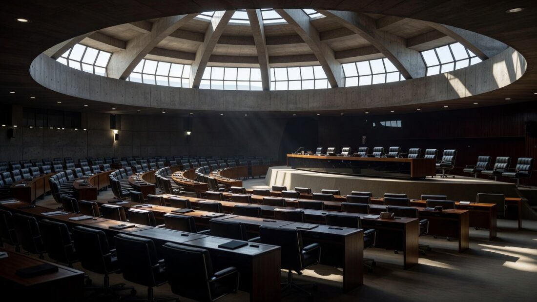 Fachada da Câmara Legislativa do Distrito Federal em Brasília