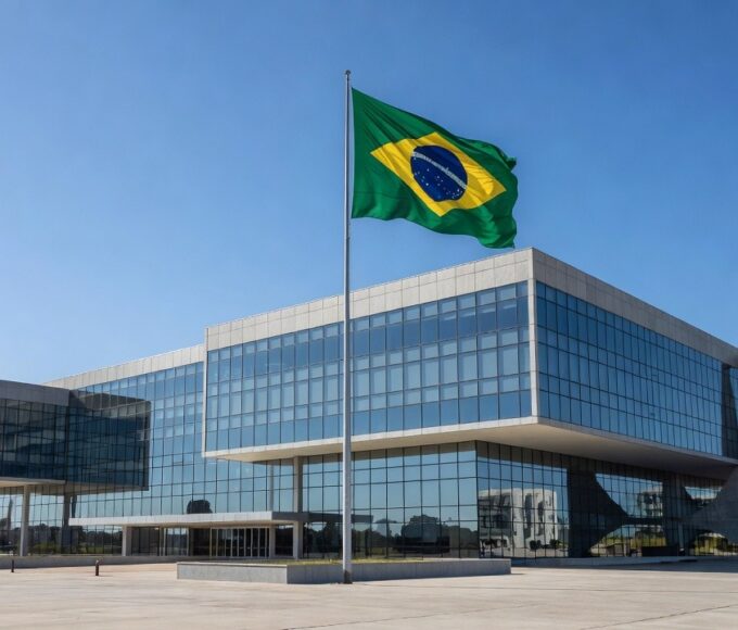 Fachada do Banco de Brasília representando reestruturação financeira
