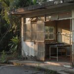 Corredor de hospital público brasileiro evidenciando a crise do SUS