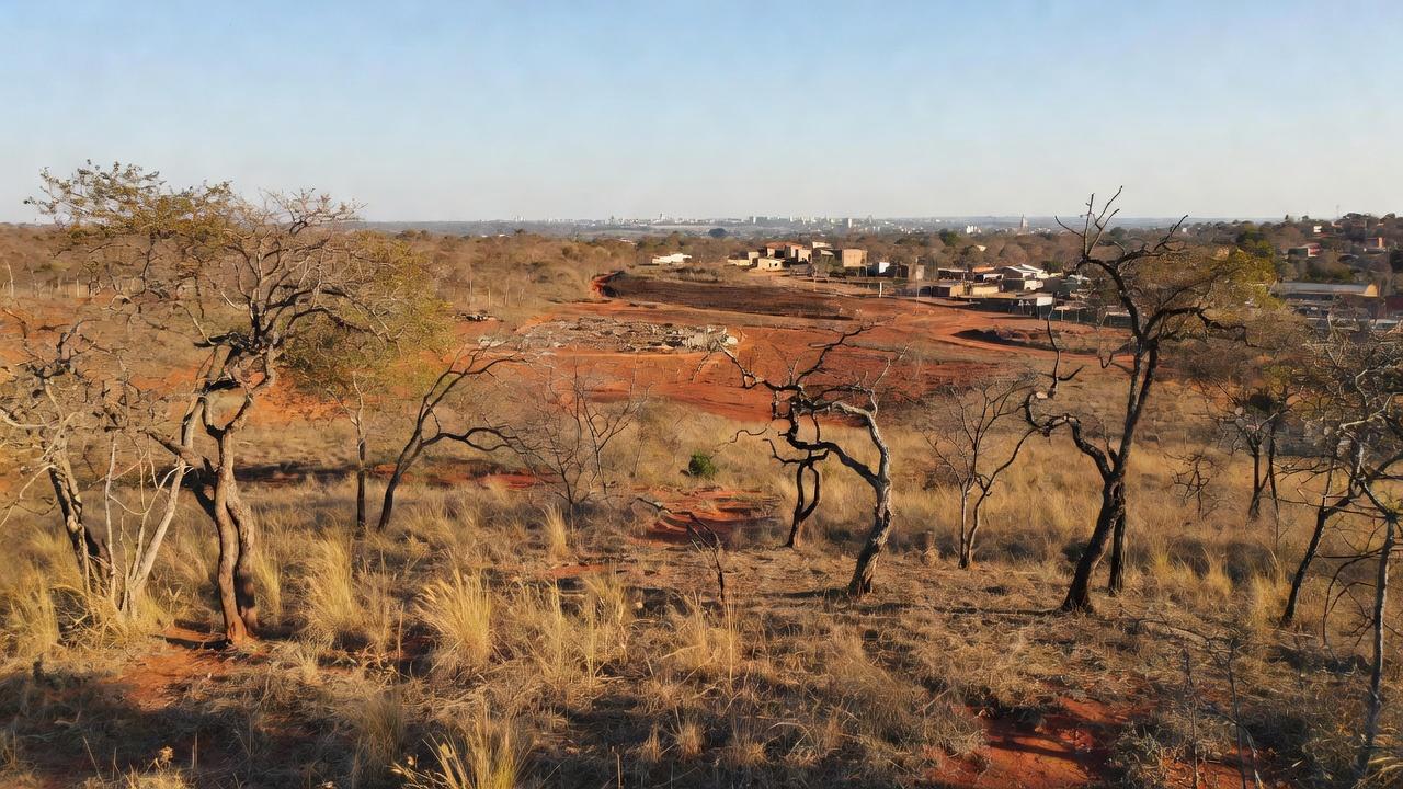 Área de cerrado no DF proposta para o Parque Distrital Lobo-Guará