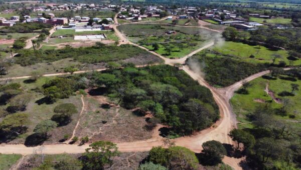 Vista aérea de áreas em expansão no DF para regiões administrativas Ponte Alta e 26 de Setembro
