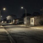 Rua residencial no Recanto das Emas, Brasília, local de feminicídio