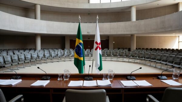 Sede do Conselho da Mulher do DF em Brasília com foco no combate à violência contra a mulher