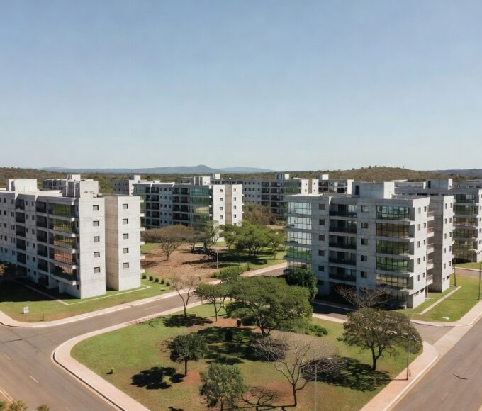 Conjunto de apartamentos entregues no Itapoã Parque em Brasília