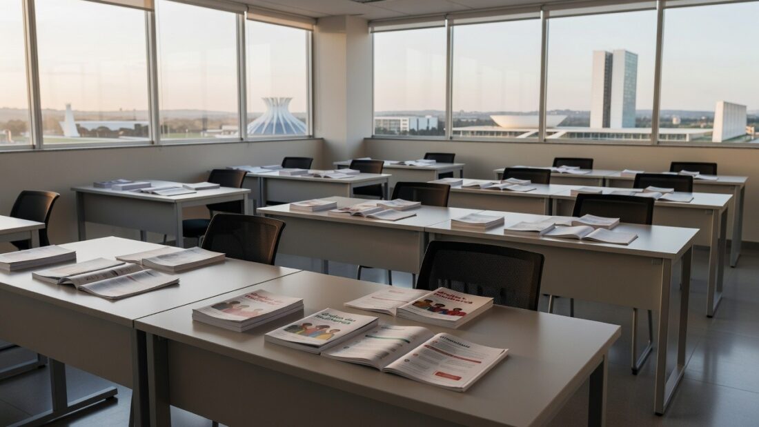 Sala de capacitação sobre direitos das mulheres e diversidade no DF