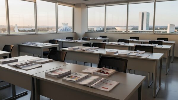 Sala de capacitação sobre direitos das mulheres e diversidade no DF