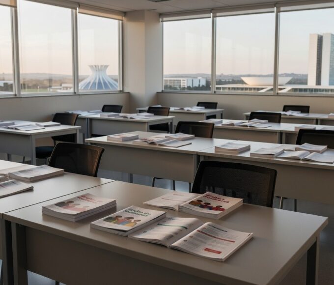 Sala de capacitação sobre direitos das mulheres e diversidade no DF