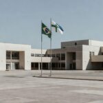 Fachada de escola cívico-militar em Brasília após aprovação de lei na CLDF