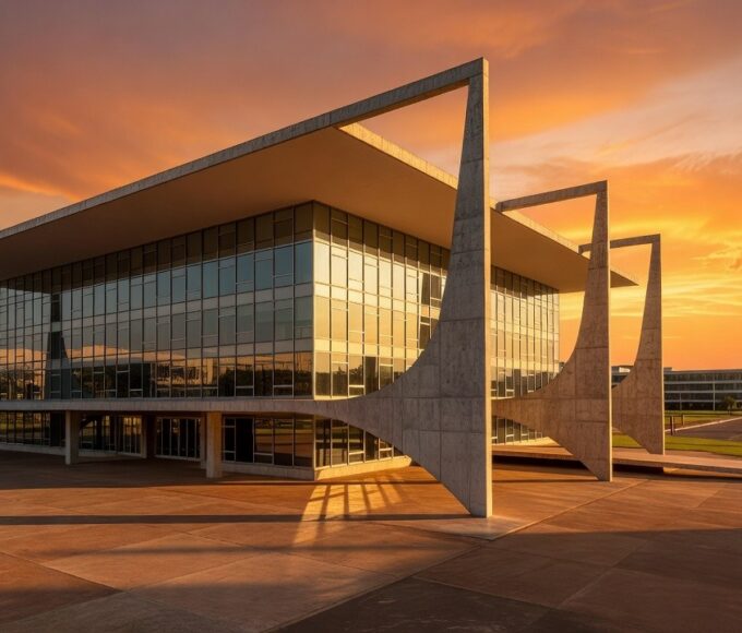 Prédio da Câmara Legislativa do DF em Brasília simbolizando atraso em projeto de distritos criativos e tecnológicos