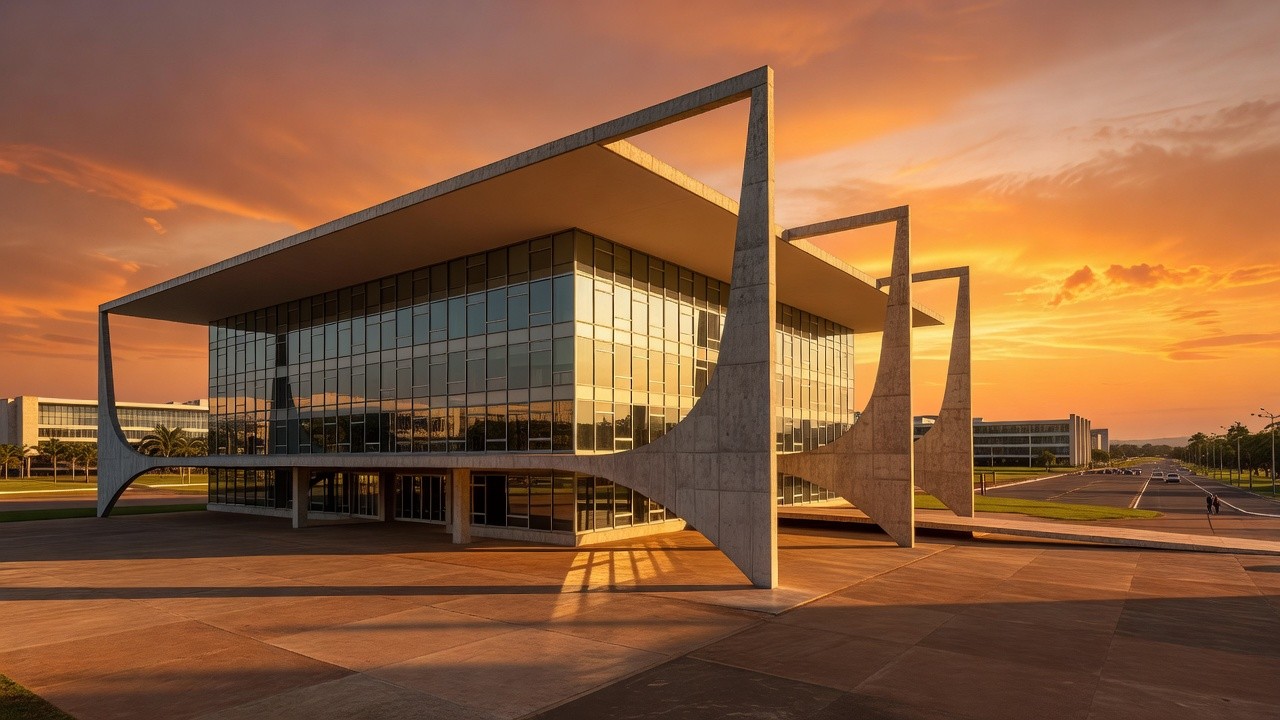 Prédio da Câmara Legislativa do DF em Brasília simbolizando atraso em projeto de distritos criativos e tecnológicos