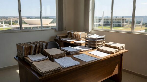 Documentos antigos de aposentadoria especial para professores das CREs no GDF