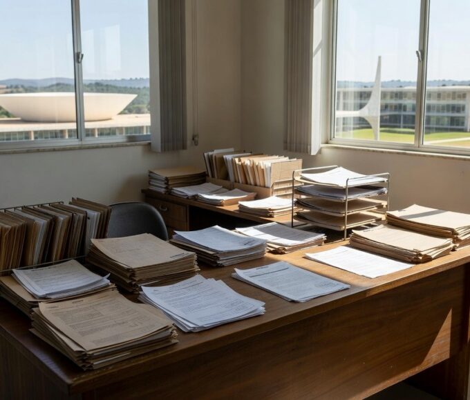 Documentos antigos de aposentadoria especial para professores das CREs no GDF