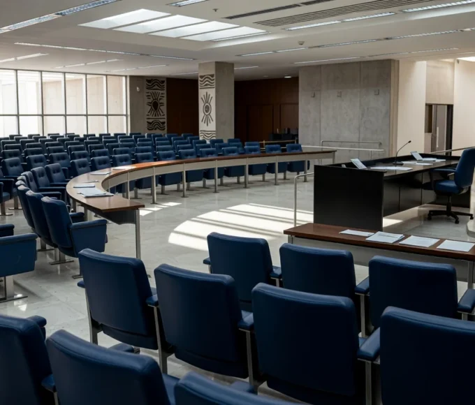 Congresso Nacional em Brasília durante lançamento de candidaturas a deputados distritais no DF