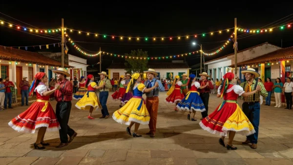 Apresentação de quadrilha tradicional no Gama após 25 anos