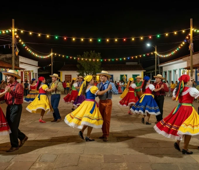 Apresentação de quadrilha tradicional no Gama após 25 anos