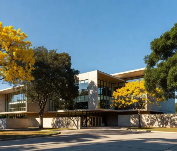 Fachada da Secretaria de Educação do DF em Brasília