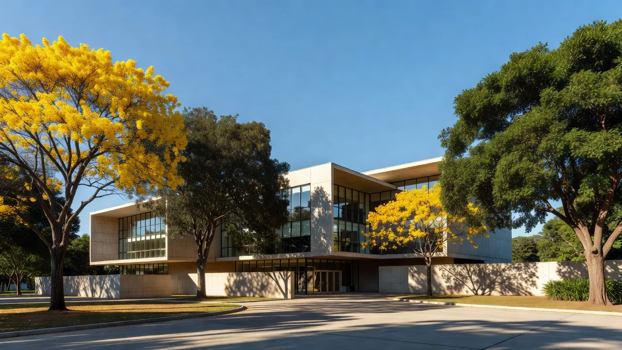 Fachada da Secretaria de Educação do DF em Brasília