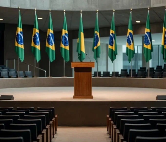 Em chapas teoricamente opostas por questões partidárias, Michelle, Kicis, Fraga (todos do PL) e Arruda (PSD) confraternizam em cima do mesmo palco em Vicente Pires. Foto: Olavo David
