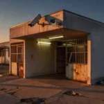 Canteiro de obras paralisadas de hospital em Brasília