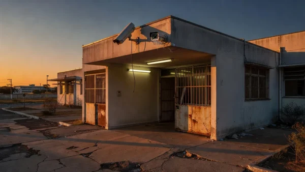 Canteiro de obras paralisadas de hospital em Brasília