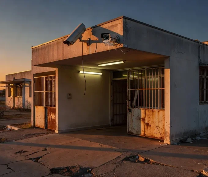 Canteiro de obras paralisadas de hospital em Brasília