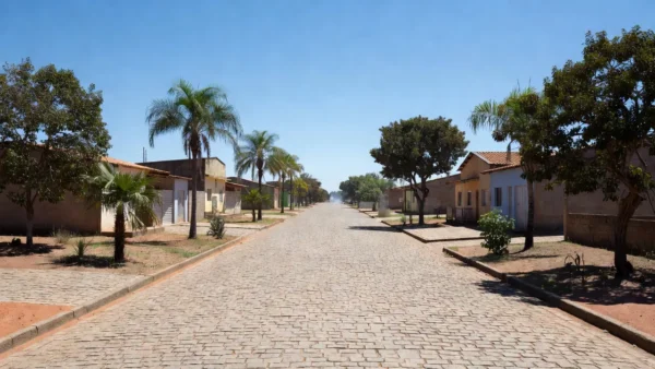 Rua no Gama em Brasília representando local de prisão por exposição genital