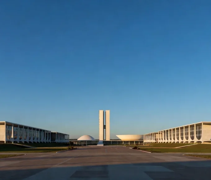 Esplanada dos Ministérios em Brasília com restrições a voos de drones no Desfile de 7 de Setembro