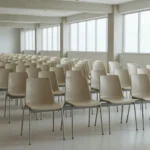 Sala de espera vazia em hospital psiquiátrico do DF representando fila de 11,4 mil pacientes