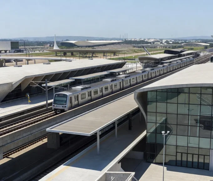 Sistema de metrô em Brasília, Distrito Federal, infraestrutura urbana