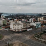 Paisagem urbana do Gama em Brasília, local de incêndio com prisão de suspeito pela PMDF