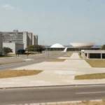 Paisagem urbana de Brasília para disputa do segundo turno do GDF em 2026